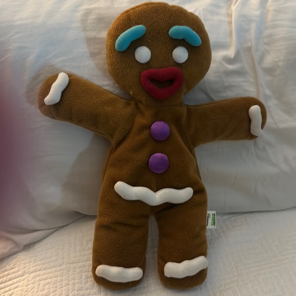 The Gingerbread Man from Shrek the Musical 2009 good condition hand puppet cute - Picture 1 of 11